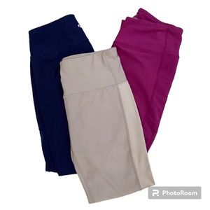 3 Pairs Of Leggings Apana & 90 Degree Size Small